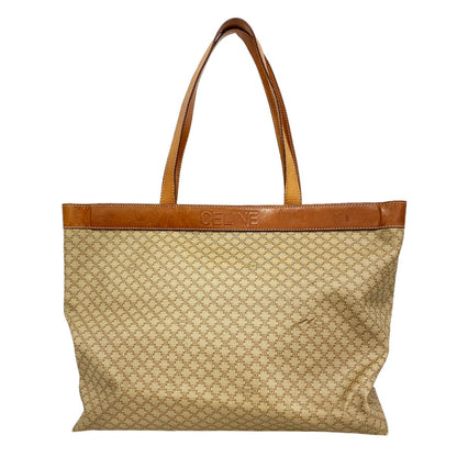 Celine Tote Bag Macadam Beige Gold