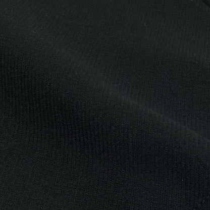 Celine Wool Long Coat Stand Collar Emblem Button Black 38 — view 7