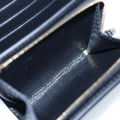 Gucci GG Compact Wallet Bifold Leather Black Beige — view 5