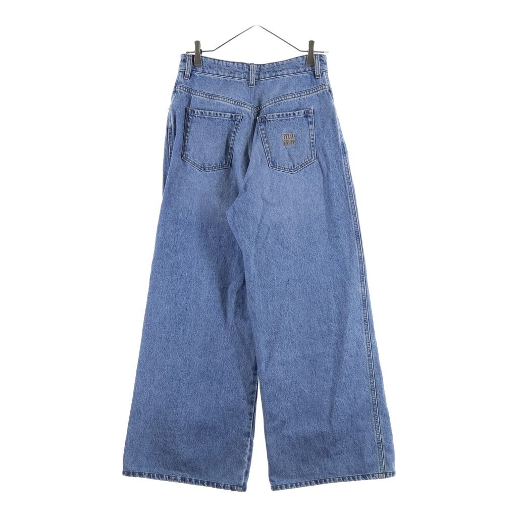Miu Miu Chambray Loose Fit Denim — view 2