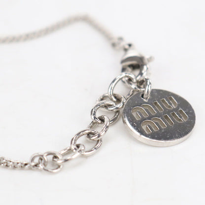 Miu Miu Logo Bracelet Metal — view 4