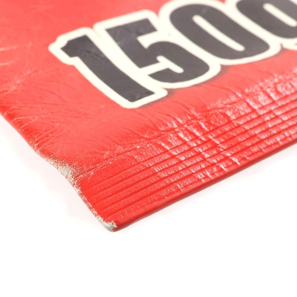 Balenciaga Chips Clutch Red Glossy Calfskin Silver — view 6