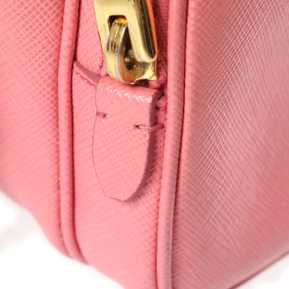 Prada Camera Bag Pink Leather Gold — view 7