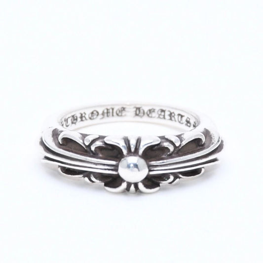 Chrome Hearts Baby Flrl Cross Ring Classic Floral Black Sling