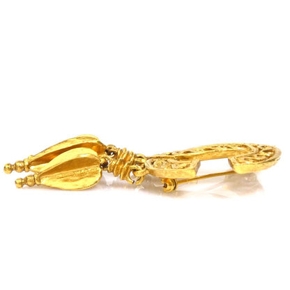 Chanel Brooch CC Logo — view 3