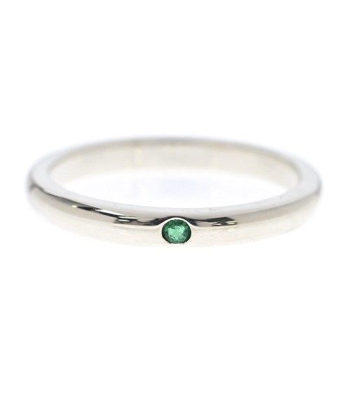 Tiffany & Co Stacking Band Ring Emerald New