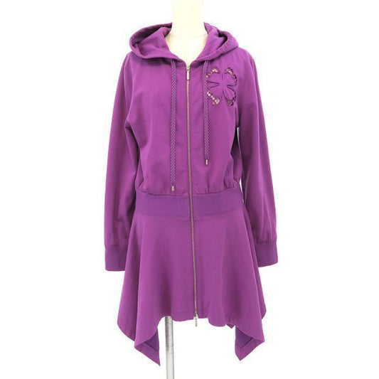 Chanel Zip Hoodie Purple