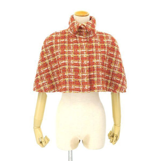 Chanel Tweed Cape Orange