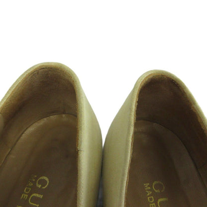 Gucci Loafers Suede Horsebit Silver Beige — view 4