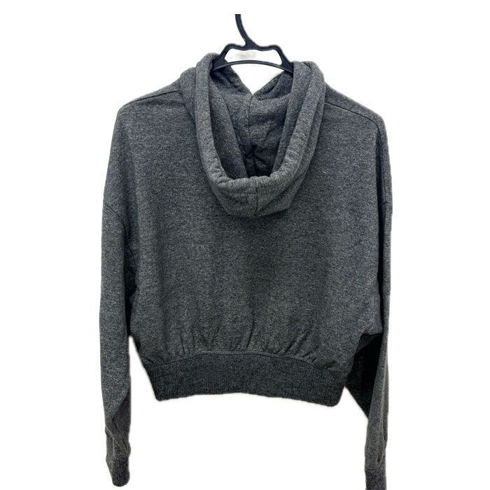 Loewe Anagram Leather Logo Pullover Hoodie Gray XS — view 4