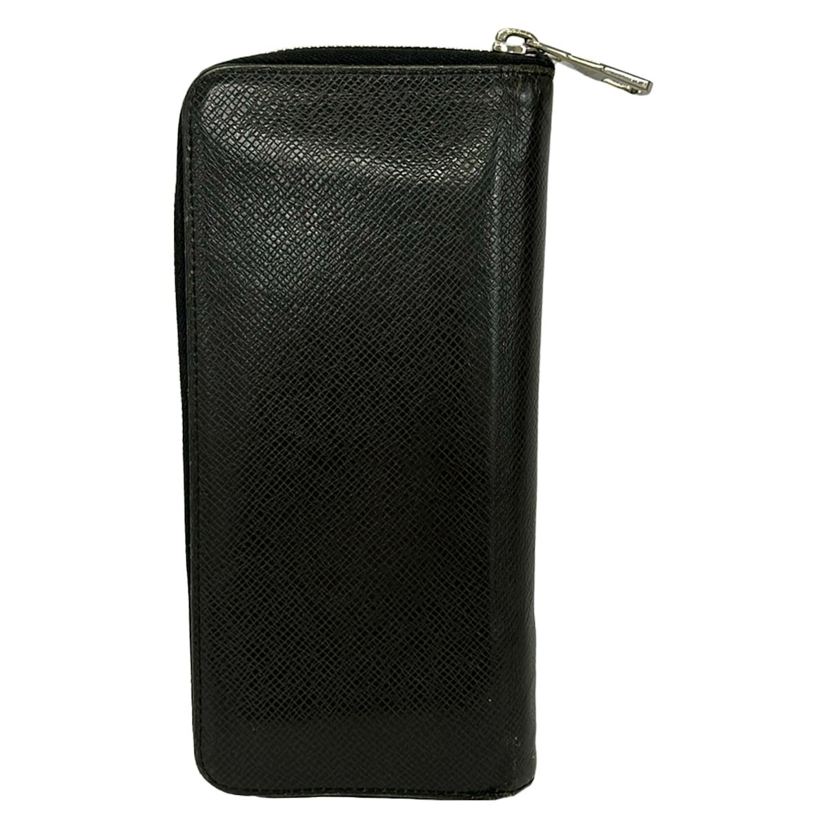Louis Vuitton Wallet Taiga Zippy Vertical Noir Leather — view 2
