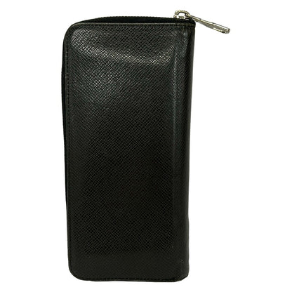 Louis Vuitton Wallet Taiga Zippy Vertical Noir Leather — view 2