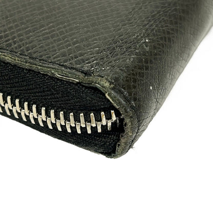 Louis Vuitton Wallet Taiga Zippy Vertical Noir Leather — view 7