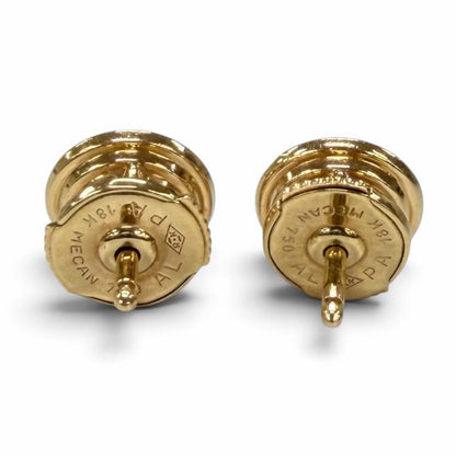 Cartier 750 D'amour Diamond Earrings Pink Gold — view 2