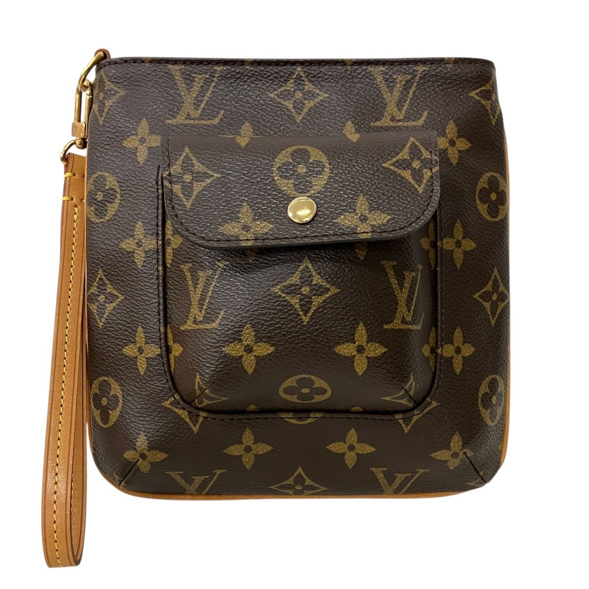 Louis Vuitton Pouch Monogram Handbag Canvas