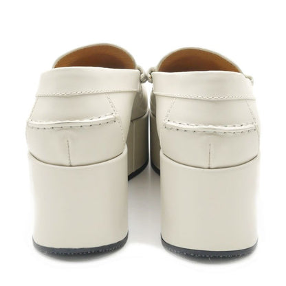 Gucci Platform Loafers Thick Sole Leather Ivory — view 2