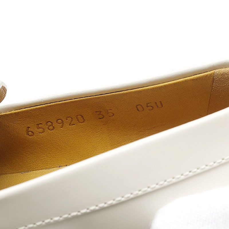 Gucci Platform Loafers Thick Sole Leather Ivory — view 4
