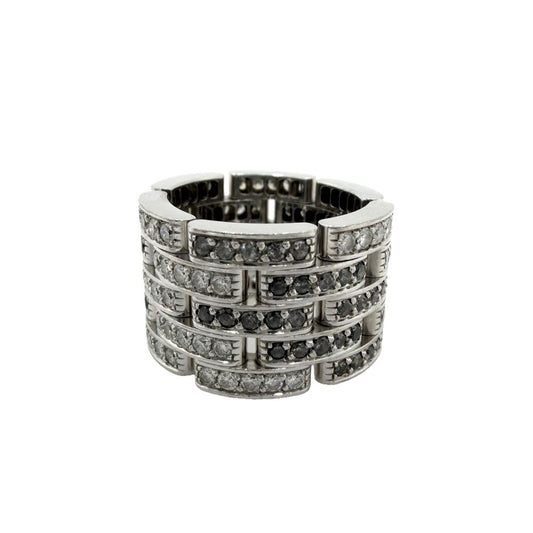 Cartier Ring Maillon Panthere White Gold WG 53 18k White Diamond