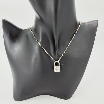 Louis Vuitton Necklace Lock It Learn Adjustable 925 Sterling Silver — view 3