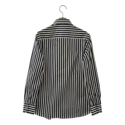Celine Striped Shirt long Sleeve White Black 38 — view 4