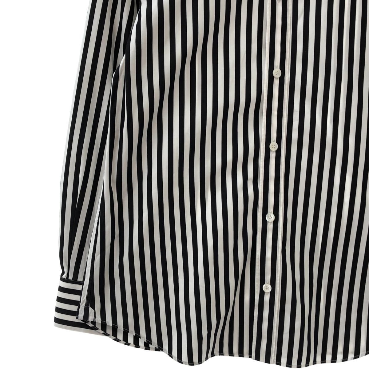 Celine Striped Shirt long Sleeve White Black 38 — view 3