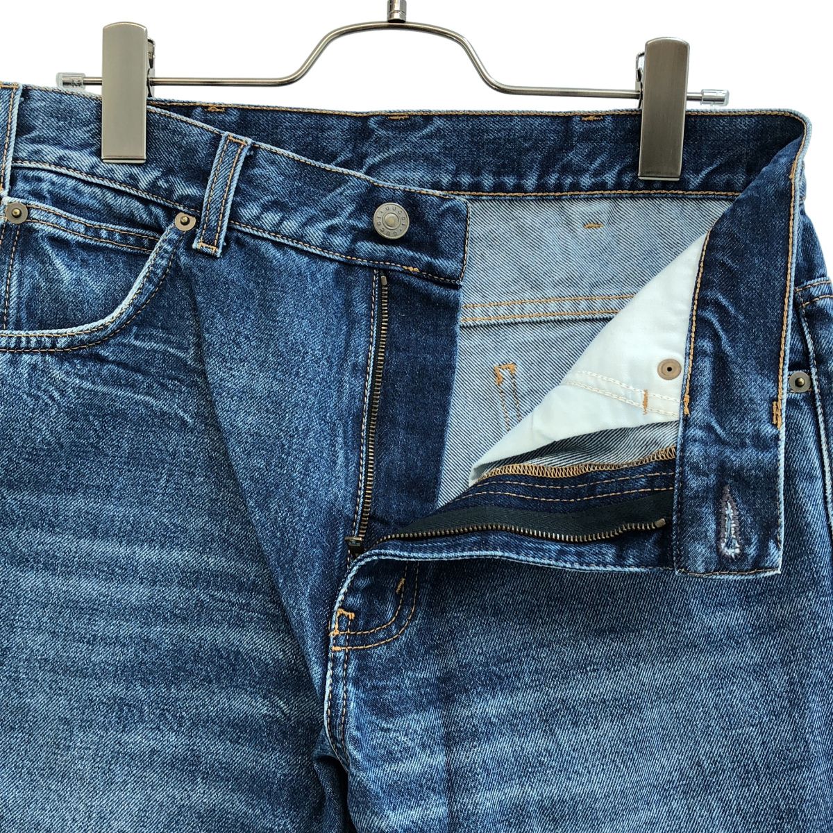 Gucci Vintage Wash Side Line Straight Denim Pants Indigo 30 — view 4