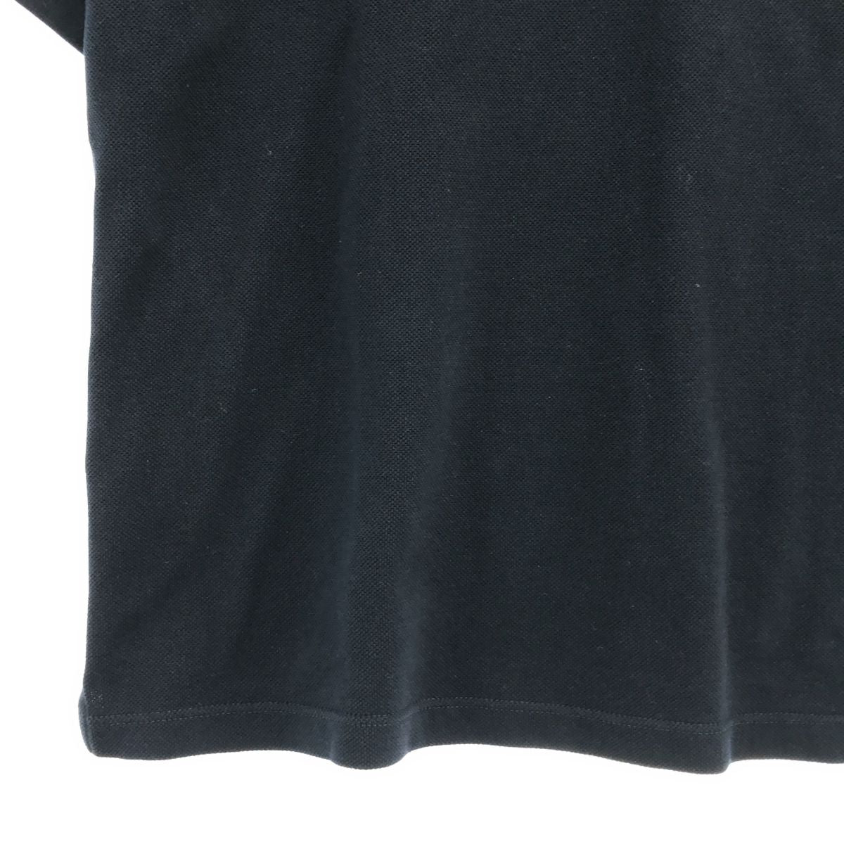 Miu Miu Cotton Pique Polo Shirt Navy XS — view 3