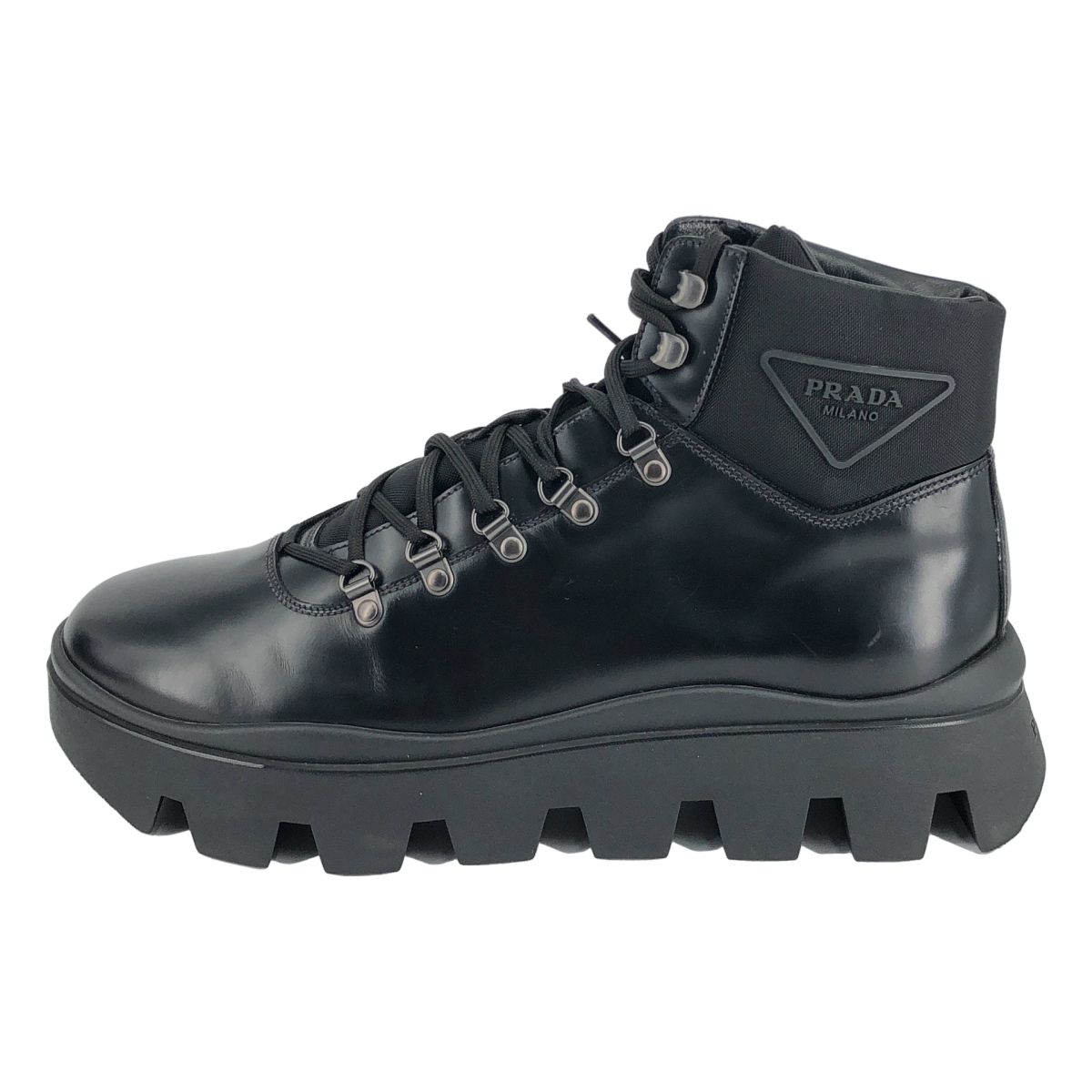 Prada Re-Nylon Brixxen Boots 10 Black — view 2