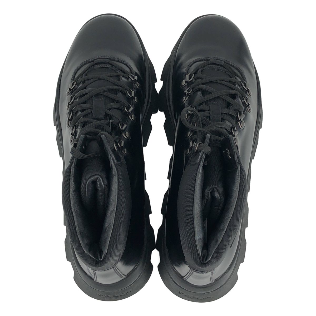 Prada Re-Nylon Brixxen Boots 10 Black — view 4