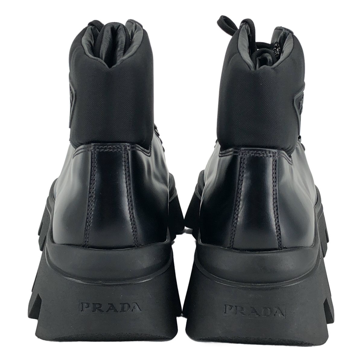 Prada Re-Nylon Brixxen Boots 10 Black — view 3