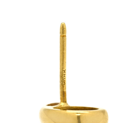 Tiffany & Co Earrings Teardrop Yellow Gold T&Co 18k Elsa Peretti — view 3