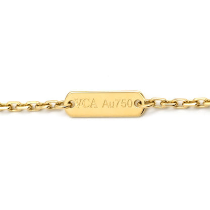 Van Cleef & Arpels Necklace Vintage Alhambra Yellow Gold 18k Guilloche — view 6