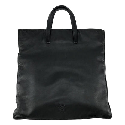 Loewe Anagram Leather Tote Bag Black