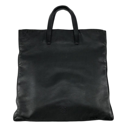 Loewe Anagram Leather Tote Bag Black