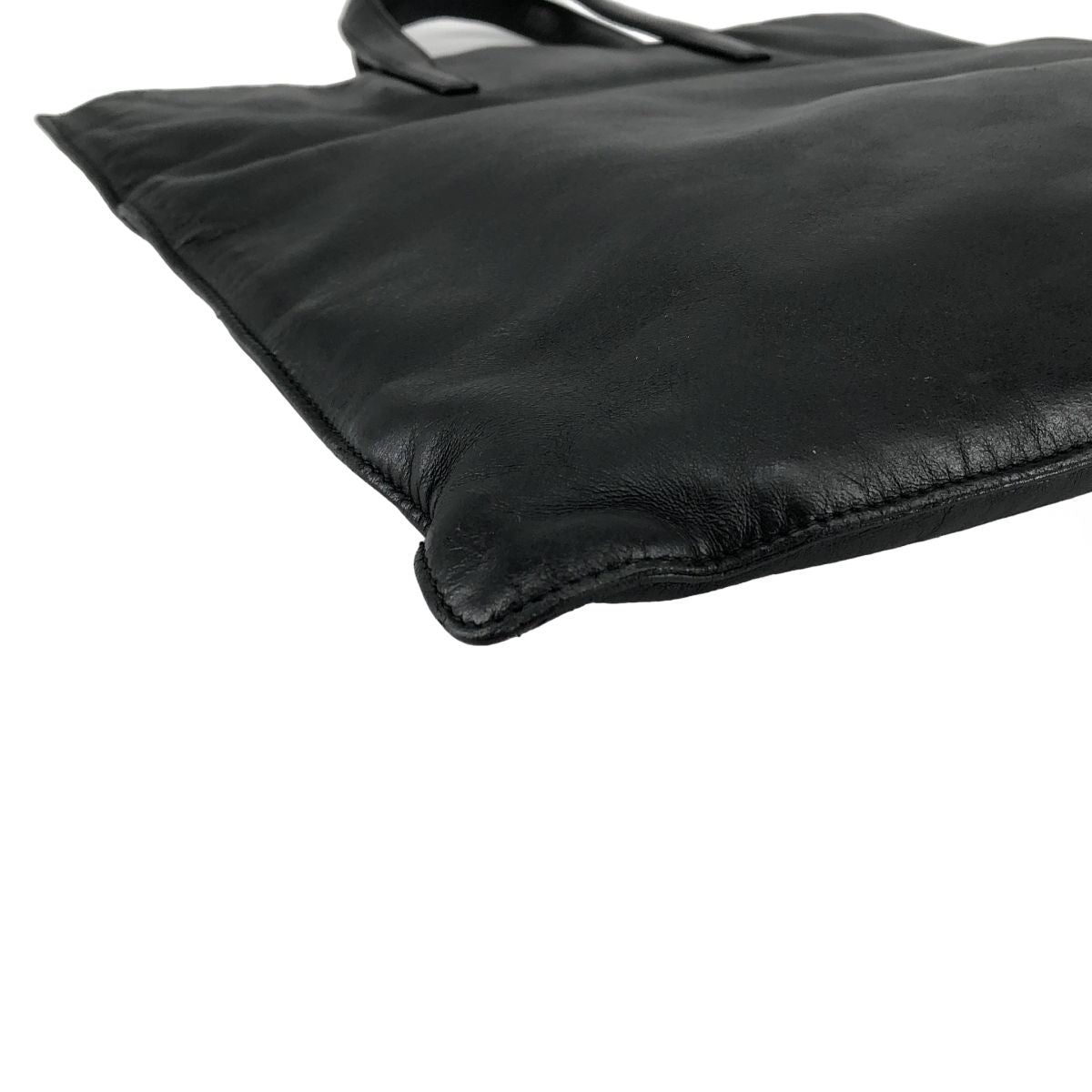 Loewe Anagram Leather Tote Bag Black — view 7
