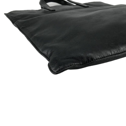 Loewe Anagram Leather Tote Bag Black — view 7