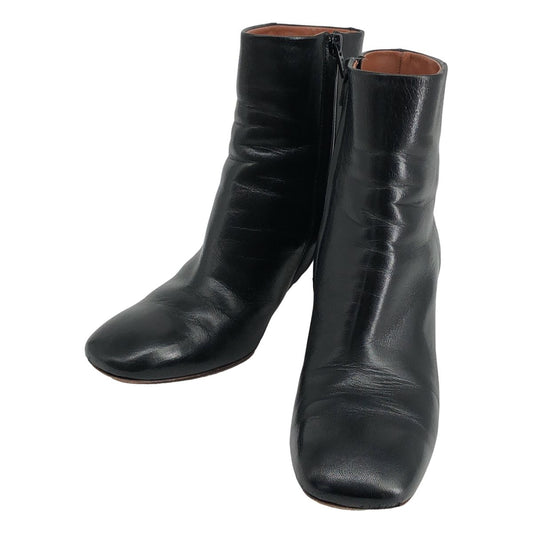 Celine Phoebe Philo Era Bambam Metal Heels Short Boots Black