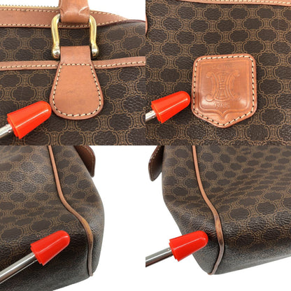 Celine Macadam Mini Boston Bag Brown — view 7