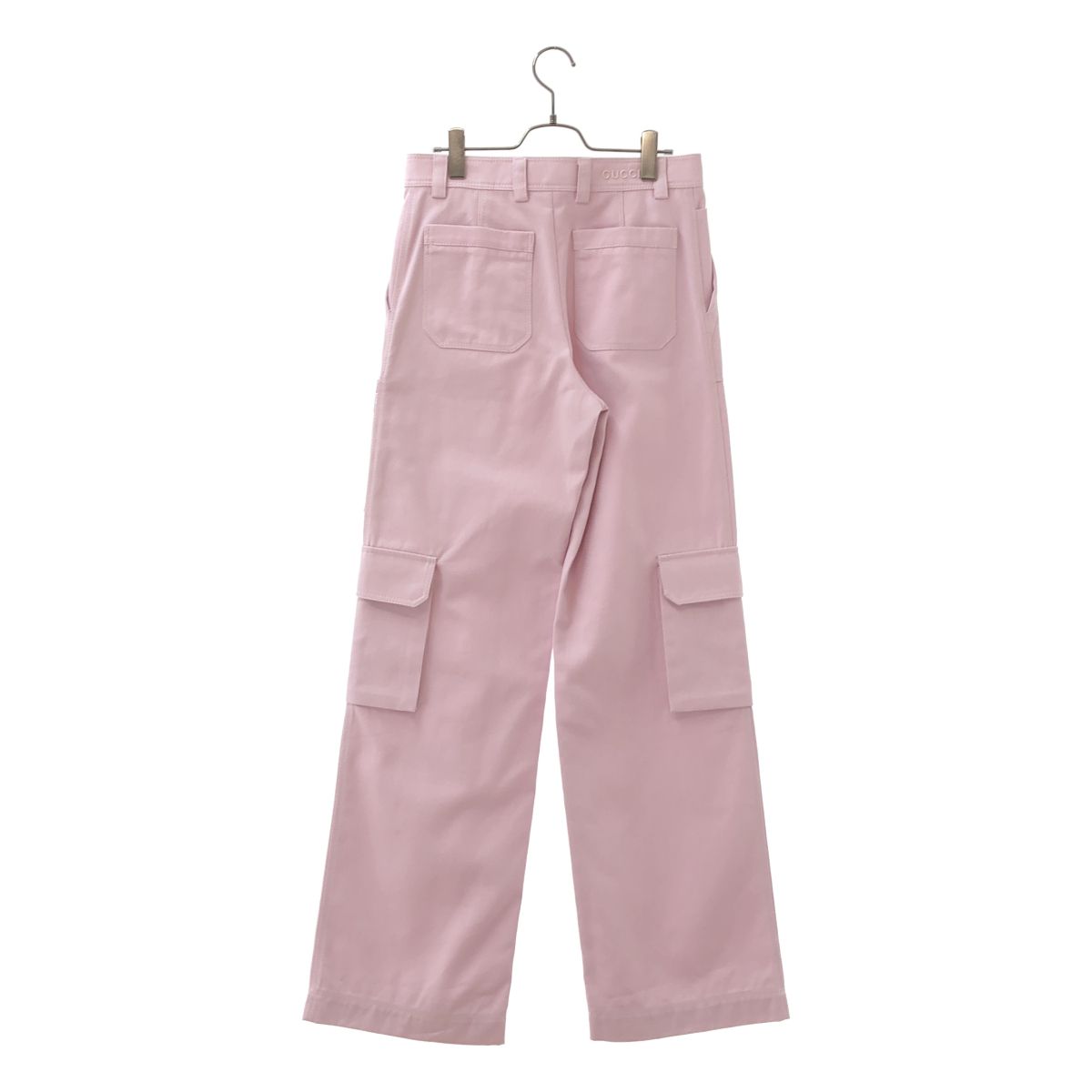 Gucci Cotton Duck Cargo Pants Light Pink 38 — view 5