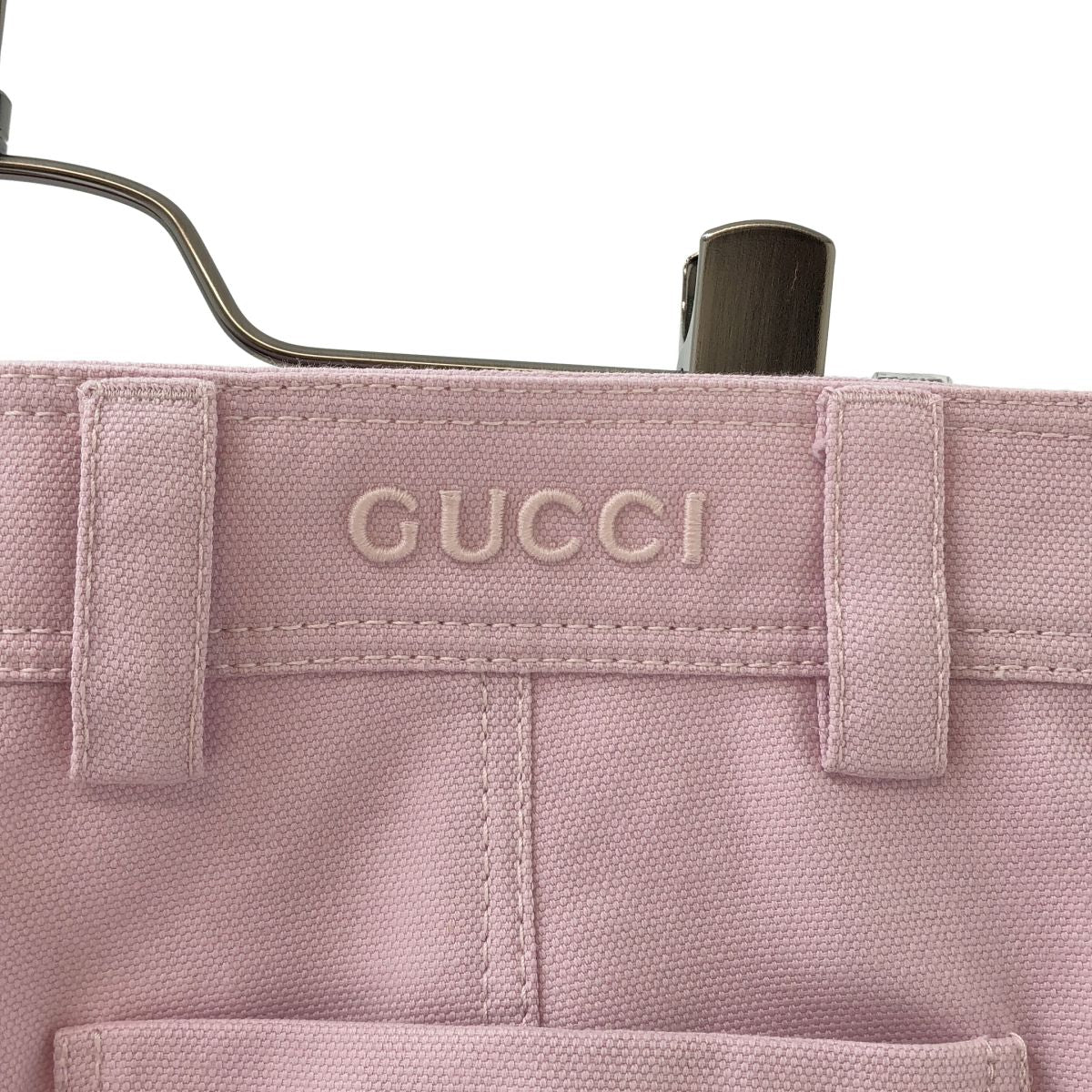 Gucci Cotton Duck Cargo Pants Light Pink 38 — view 6