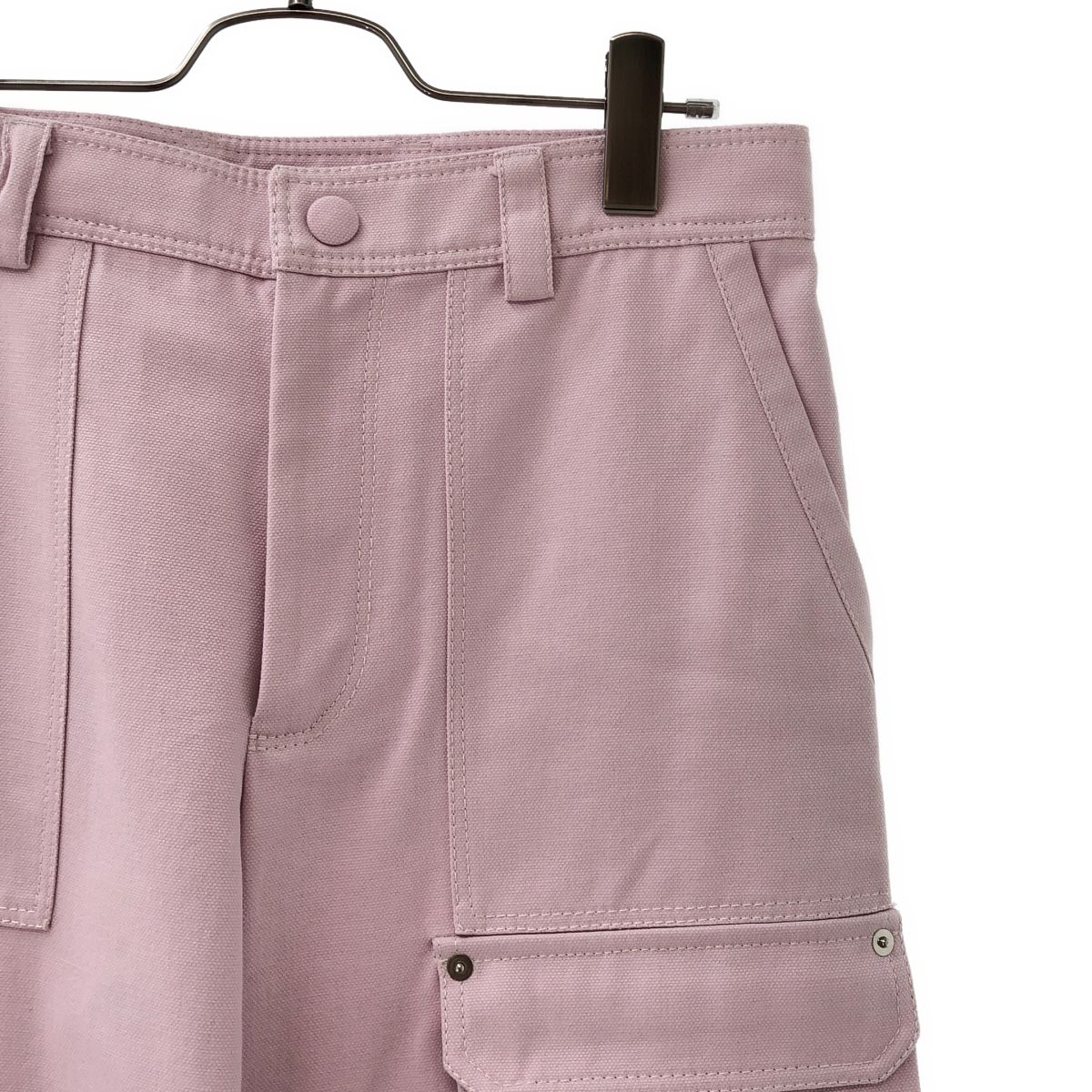 Gucci Cotton Duck Cargo Pants Light Pink 38 — view 2