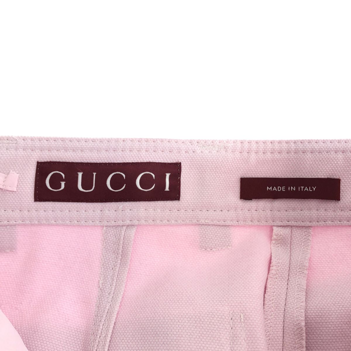 Gucci Cotton Duck Cargo Pants Light Pink 38 — view 7