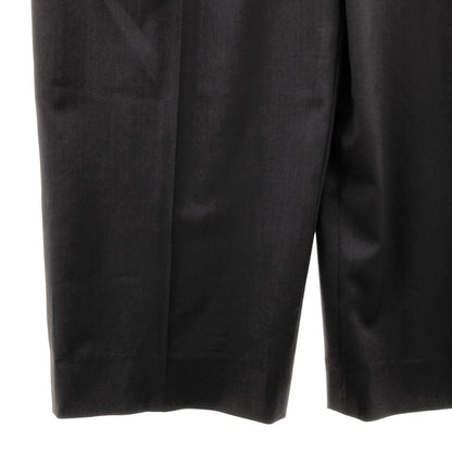 Hermes Martin Margiela Era Wool Tuck Wide Trousers Navy Pants 40 — view 3