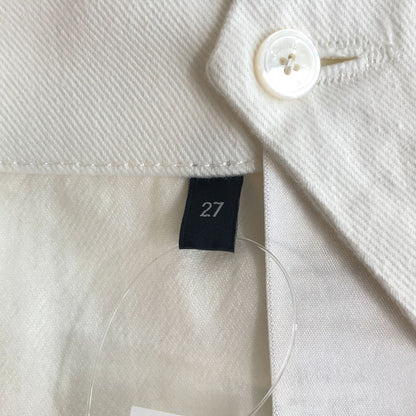 Celine Triomphe Denim Pants White 27 — view 7