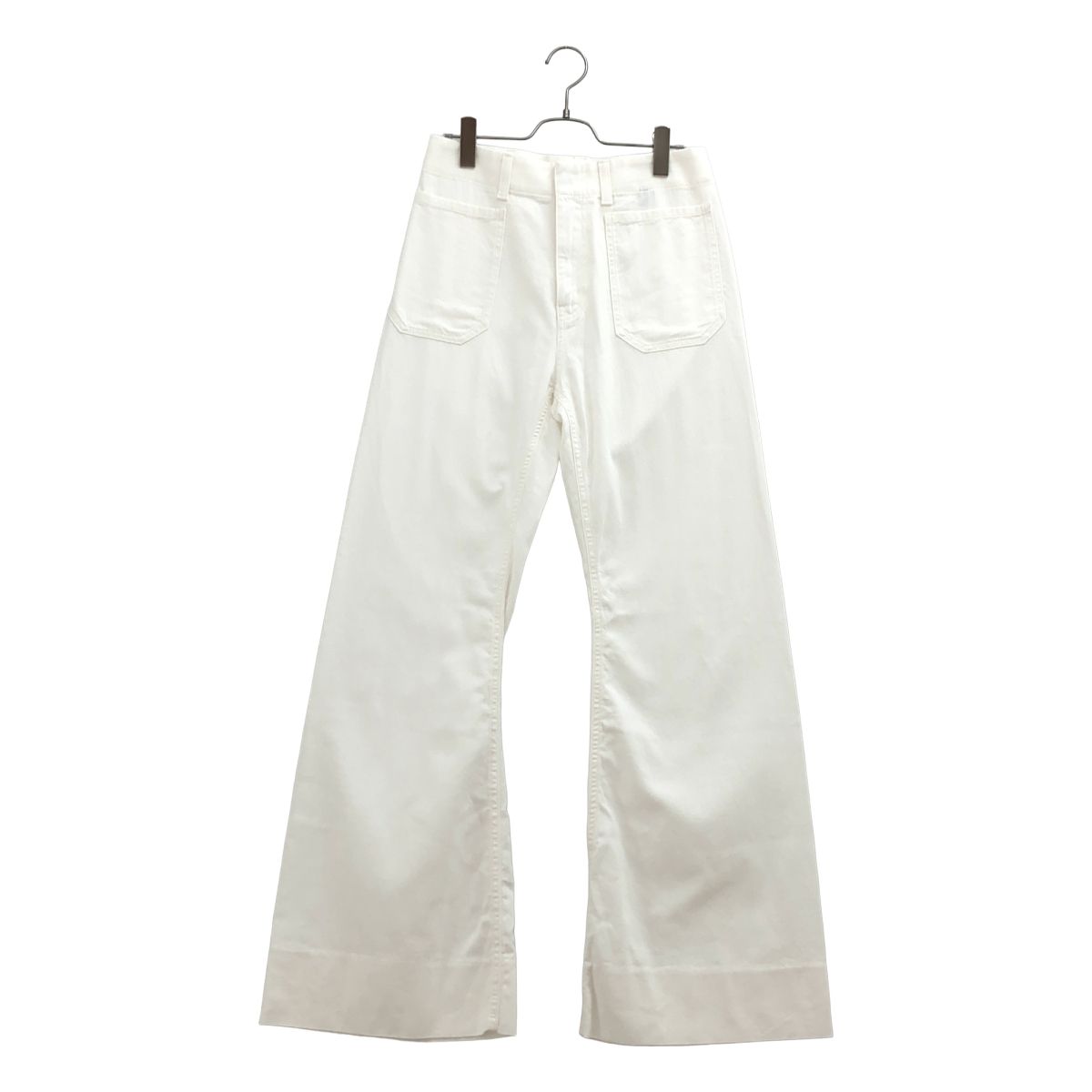 Celine Triomphe Denim Pants White 27