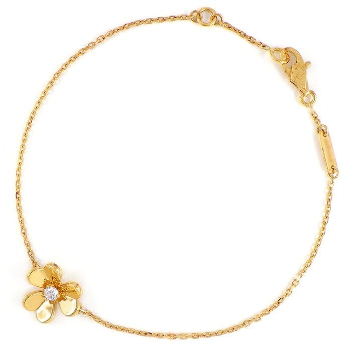 Van Cleef & Arpels Bracelet Frivole Mini Model Diamond 18k Yellow Gold