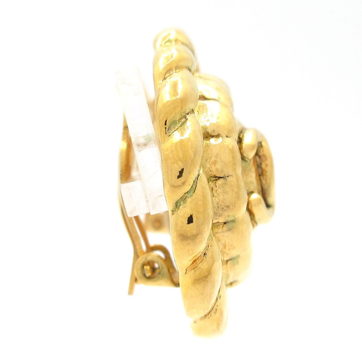 Chanel Earrings CC Logo Gold — view 2