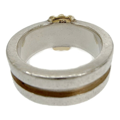 Tiffany & Co Silver Gold Grooved with Ring — view 7