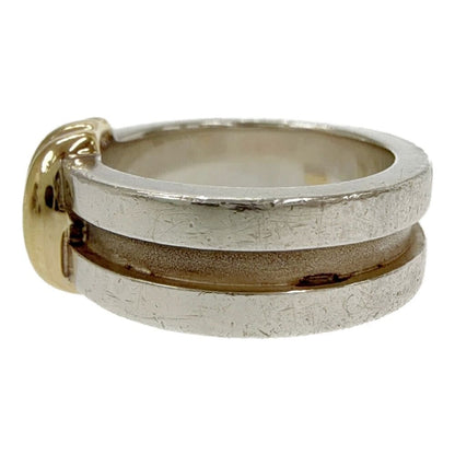 Tiffany & Co Silver Gold Grooved with Ring — view 2