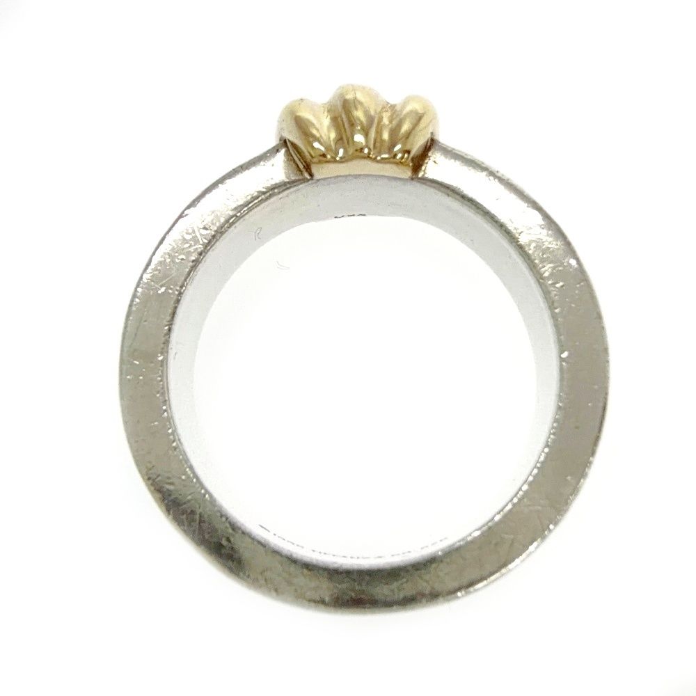 Tiffany & Co Silver Gold Grooved with Ring — view 8